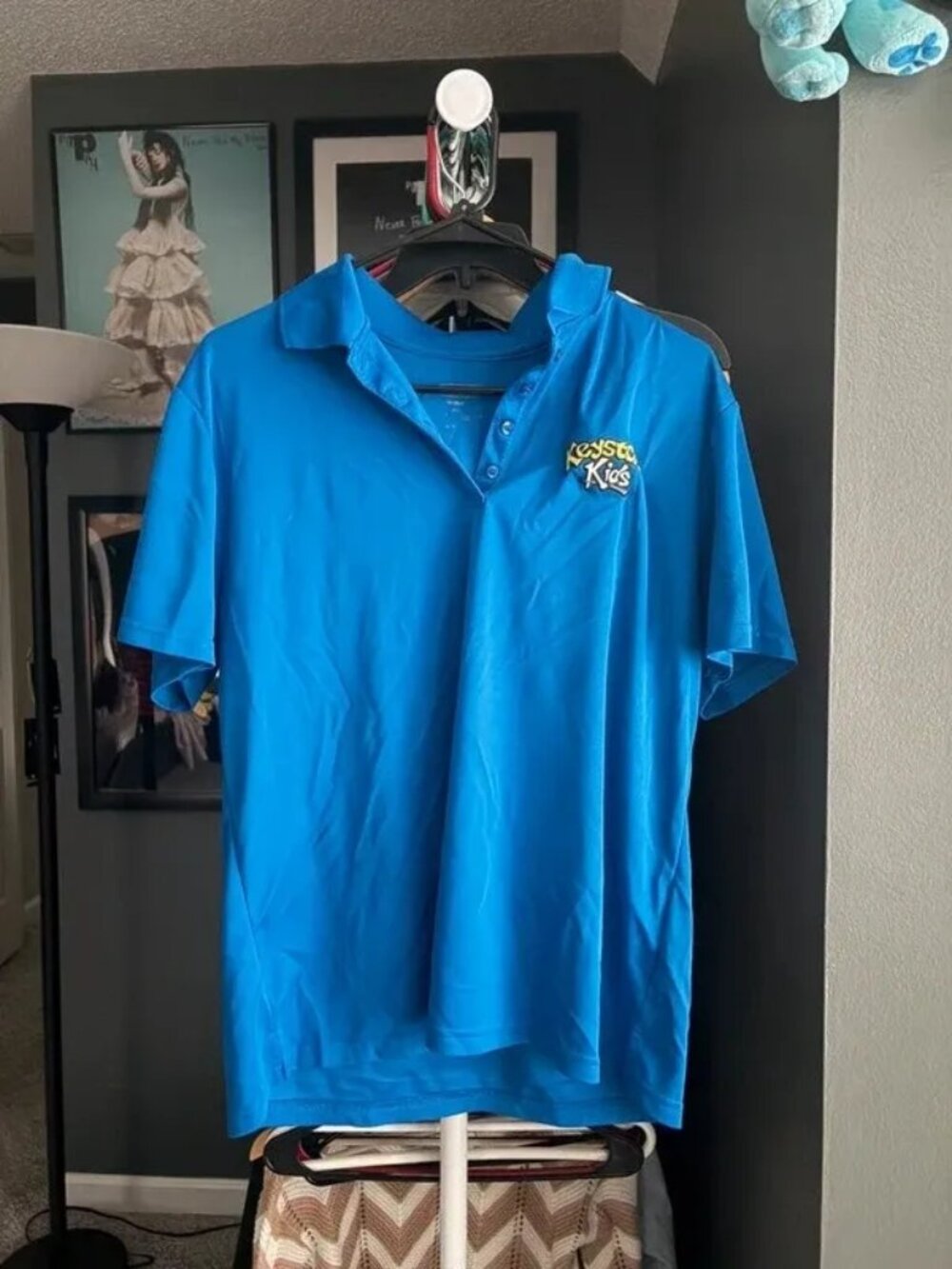 Core365 Keystone Kids Blue Performance Polo – Women’s Large